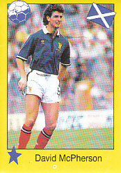 David McPherson Scotland samolepka Semic EM 92 #90